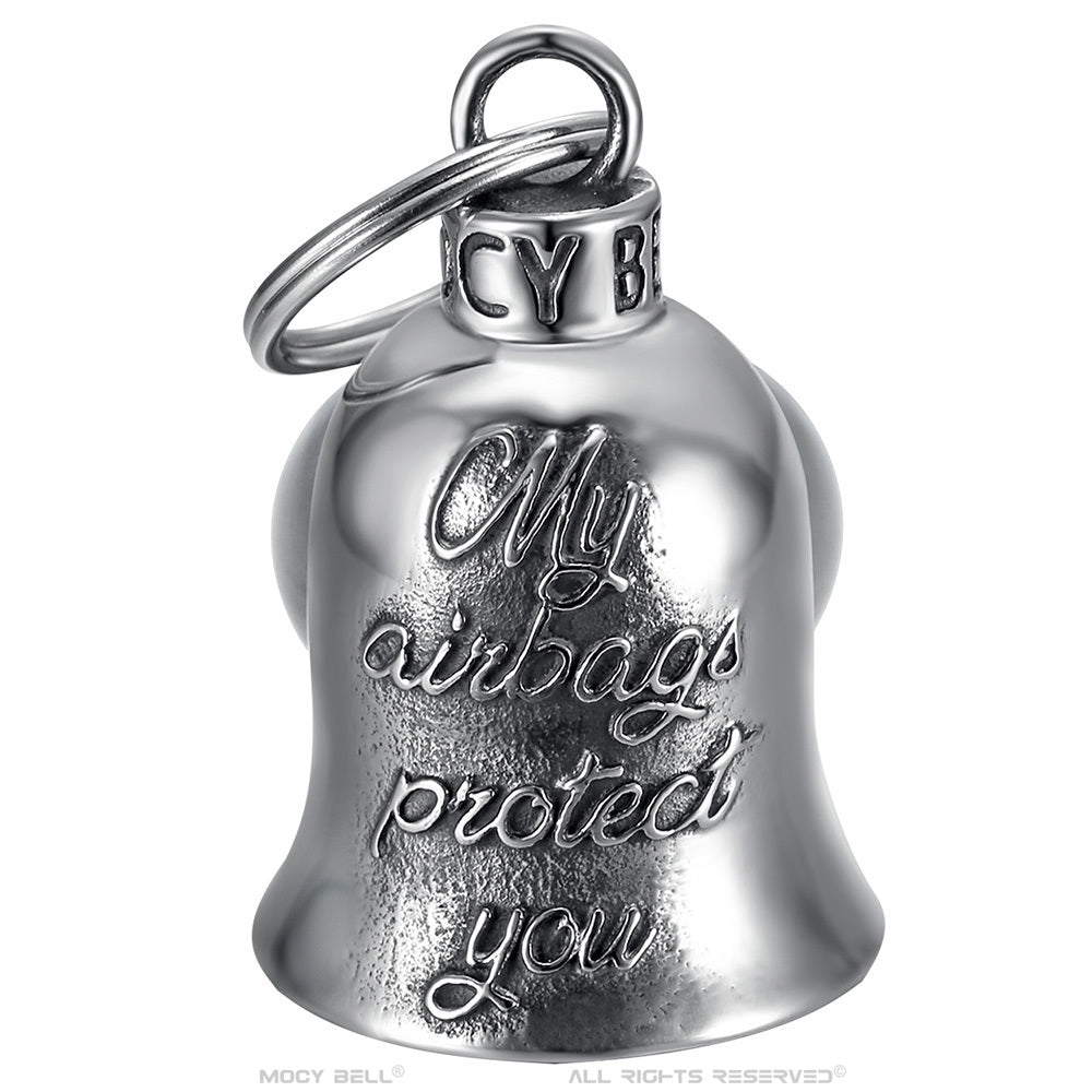 MOCY BELL Campanello per moto - Modello Hot Girl - Acciaio inossidabile 316L - Incisione sexy