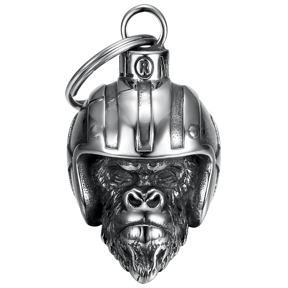 Clochette Moto Monkey Biker Guardian Bell en Acier Inoxydable - Mocy Bell