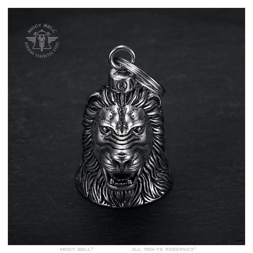 Clochette Moto Guardian bell Tête de Lion Porte-Bonheur Biker