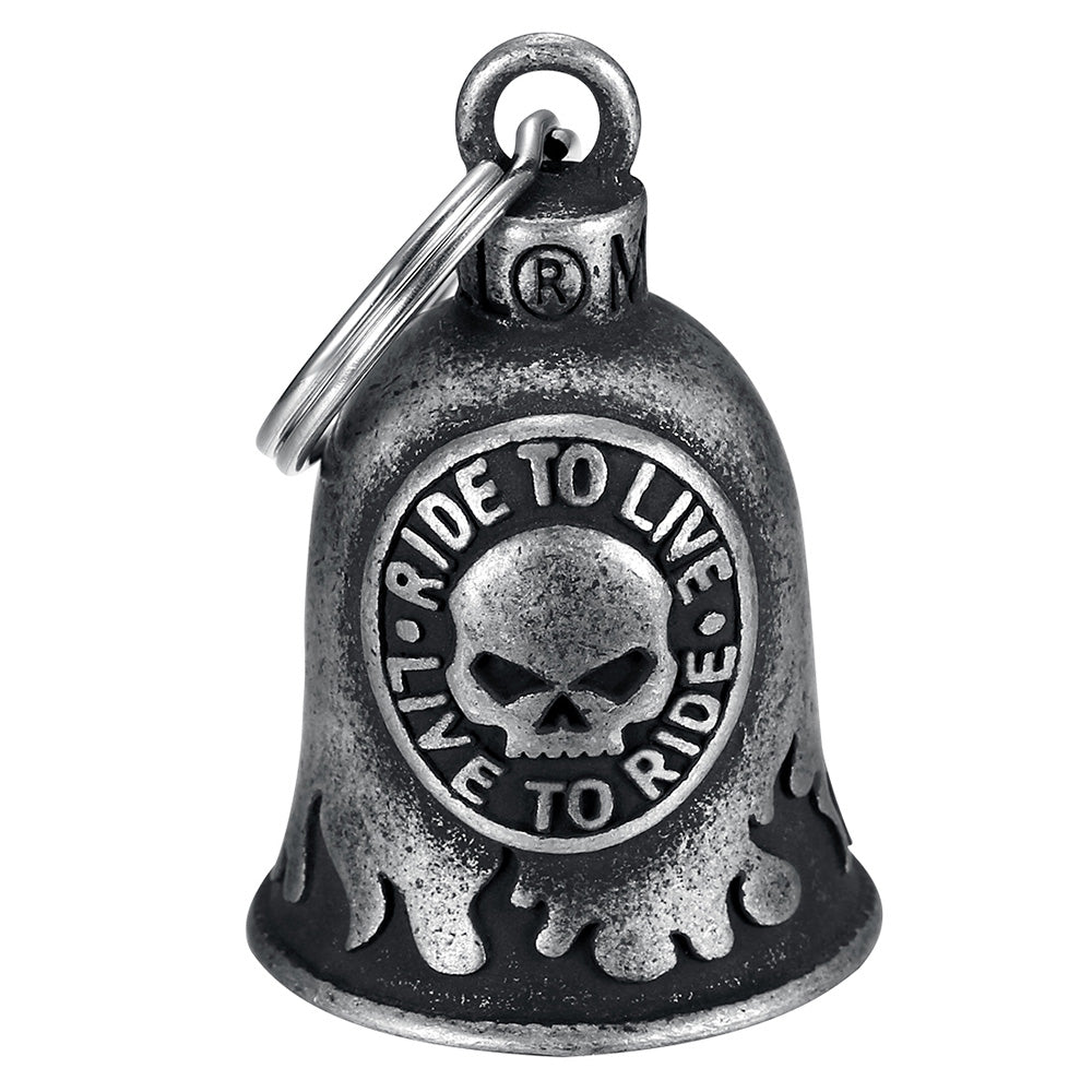 Moto Guardian Bell Ride to Live, Live to Ride Skull HD