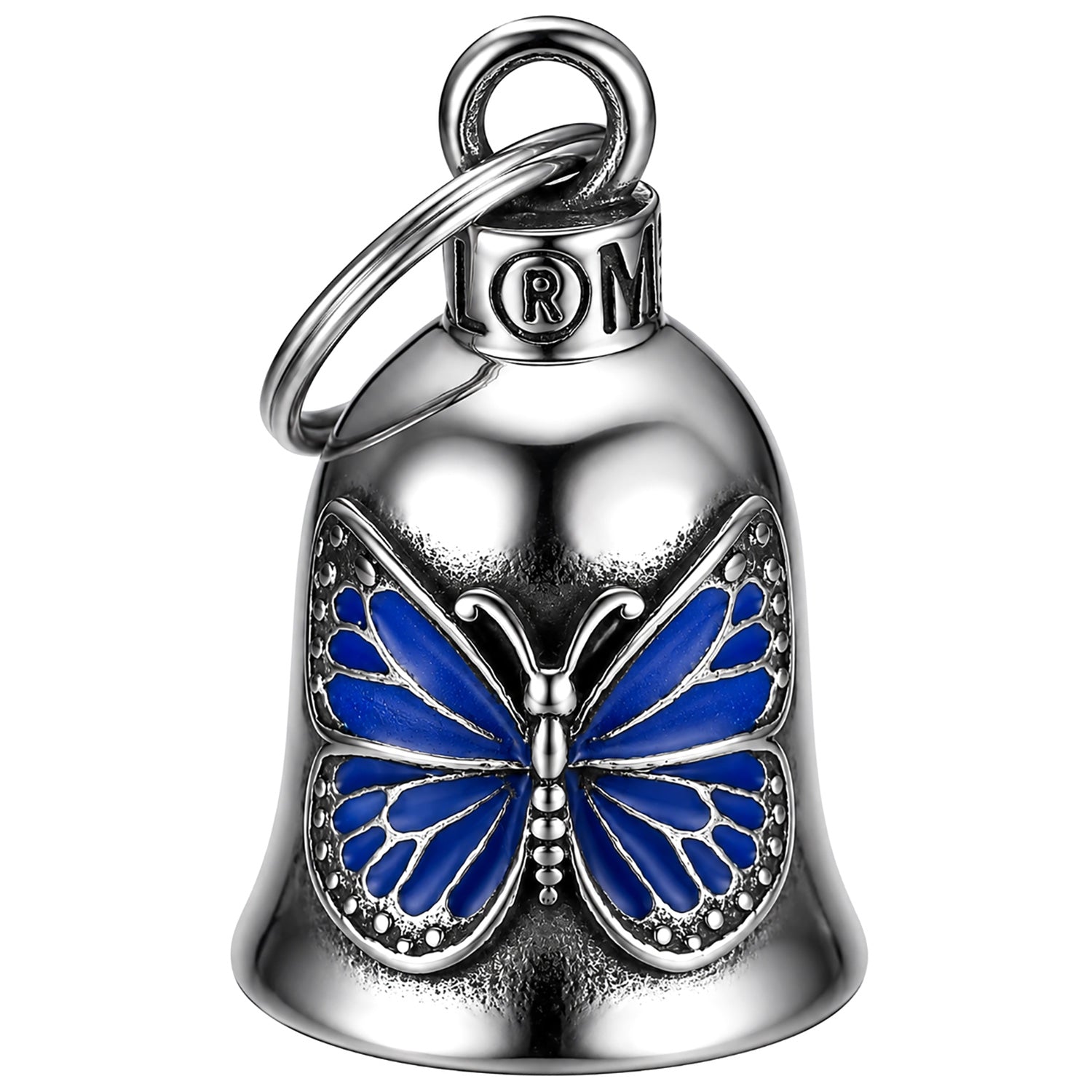 Clochette Moto Papillon Bleu - Guardian Bell Blue Butterfly MocyBell