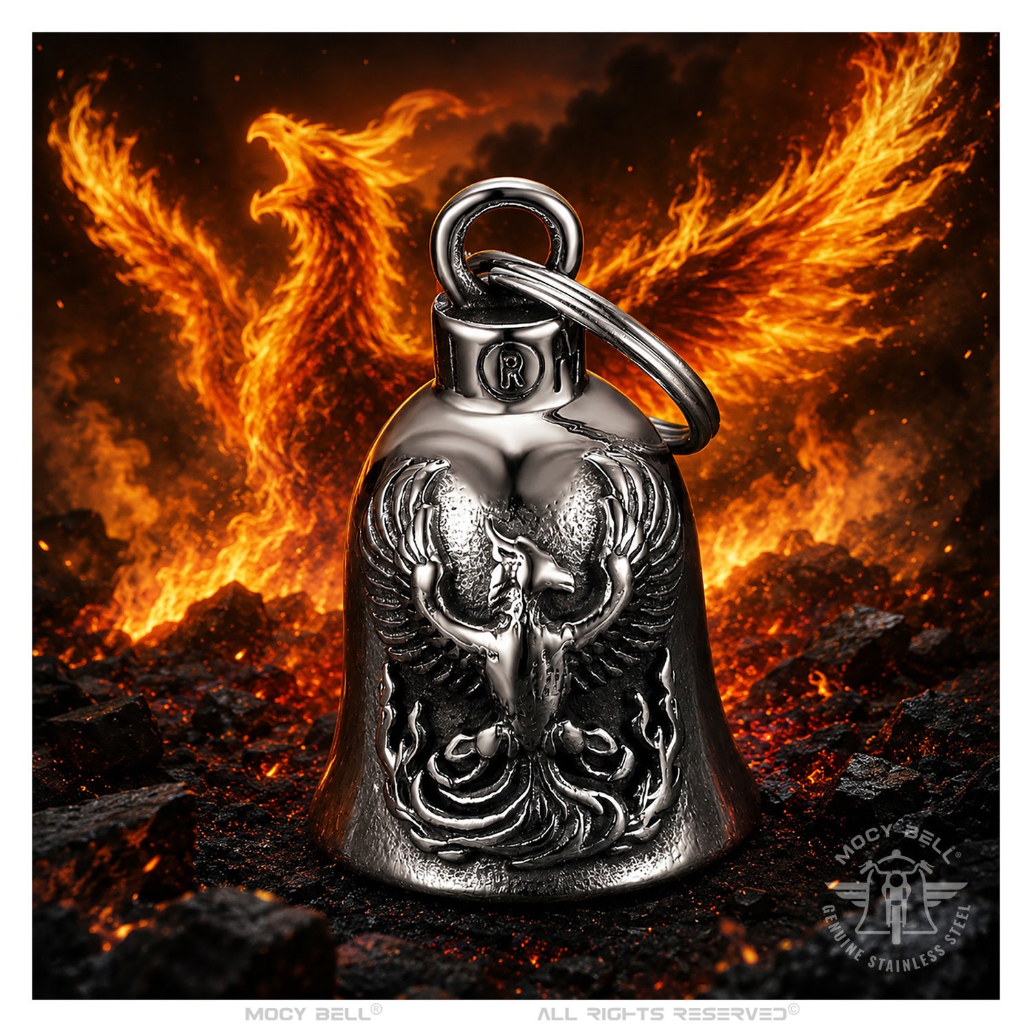Clochette Moto L'Esprit du Phoenix - Gremlin Bell Motard