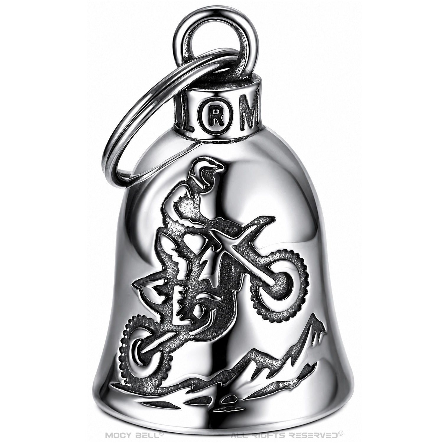 Original and unique stainless steel lucky motorcycle bell