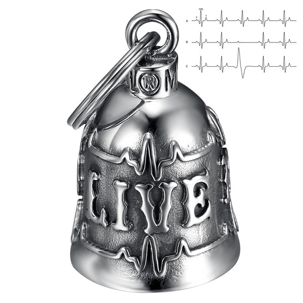 Stainless Steel Motorcycle Lucky Bell – ECG Ride to Live Design