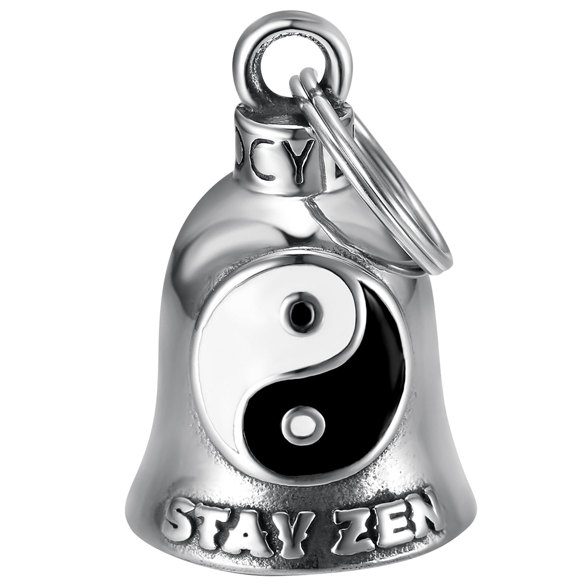 Stay Solid Riverside Bell Guardian Bell Yin Yang Stay Zen - Clochette Moto 316L | Mocy Bell