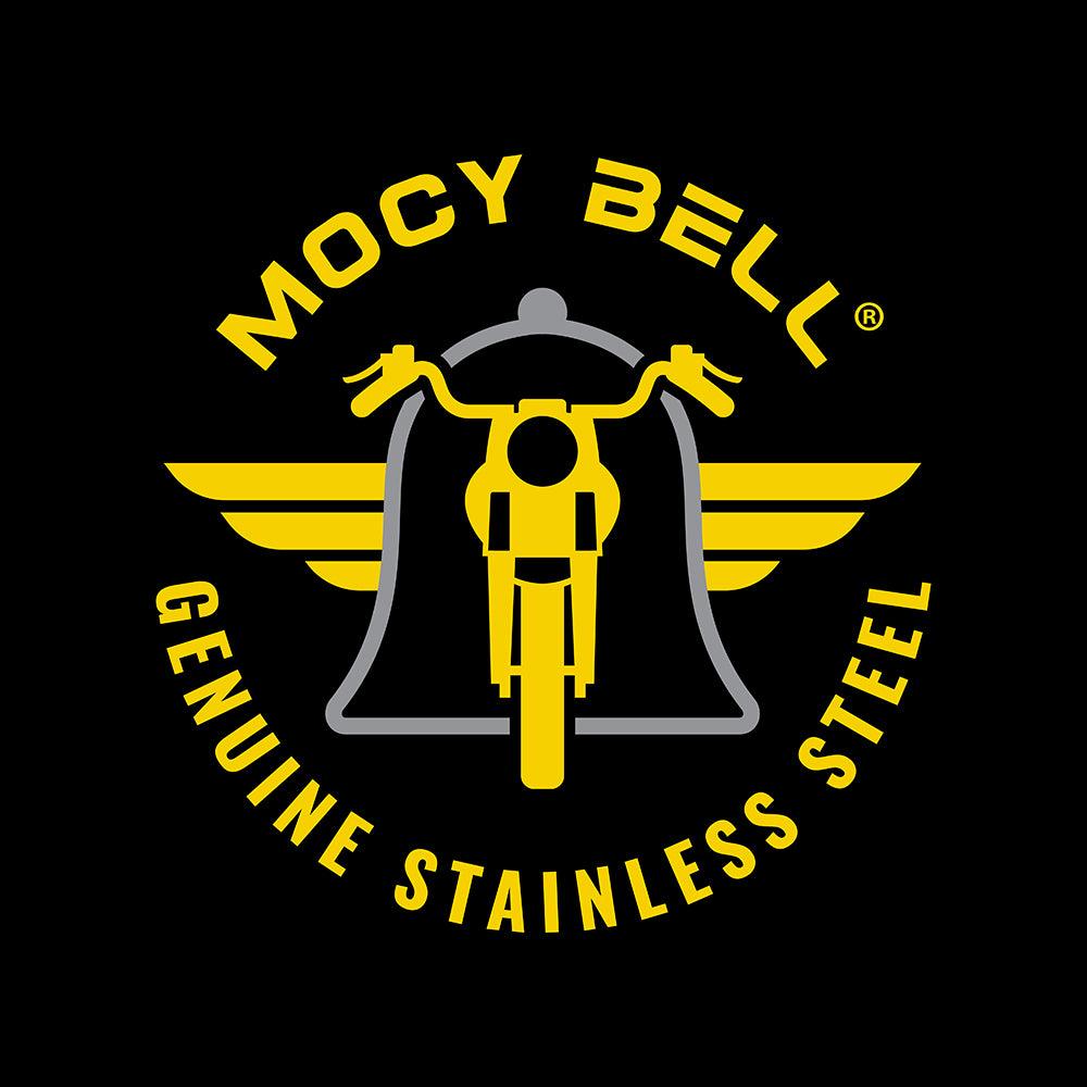 Clochette Moto Mocy Bell Guardian – Design Ailes d'Ange en Acier noir titane - Mocy Bell