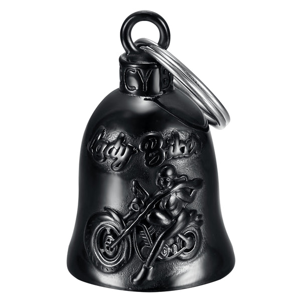 Clochette moto Mocy Bell Doigt d'honneur Acier Vintage