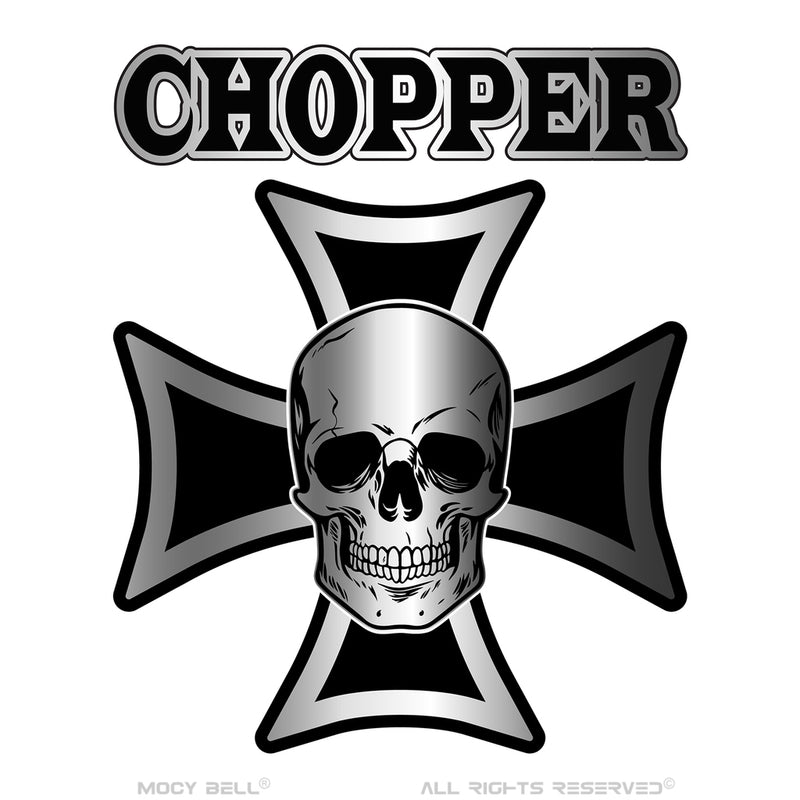 <tc>CHOPPER black Motorcycle bell</tc>