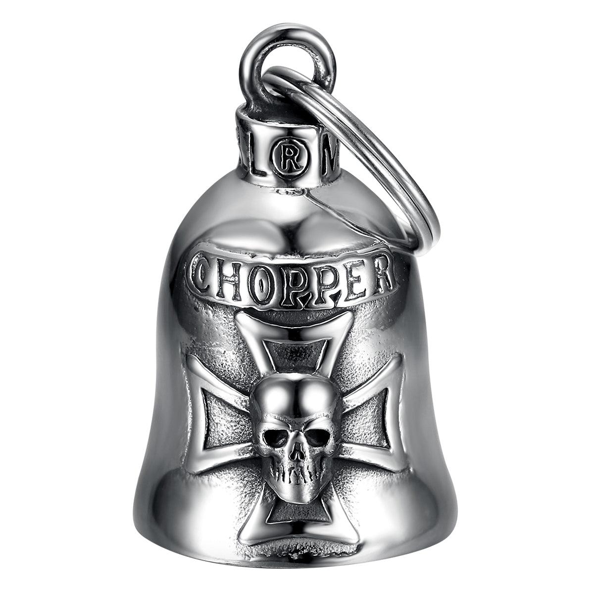 Clochette moto CHOPPER silver - Mocy Bell