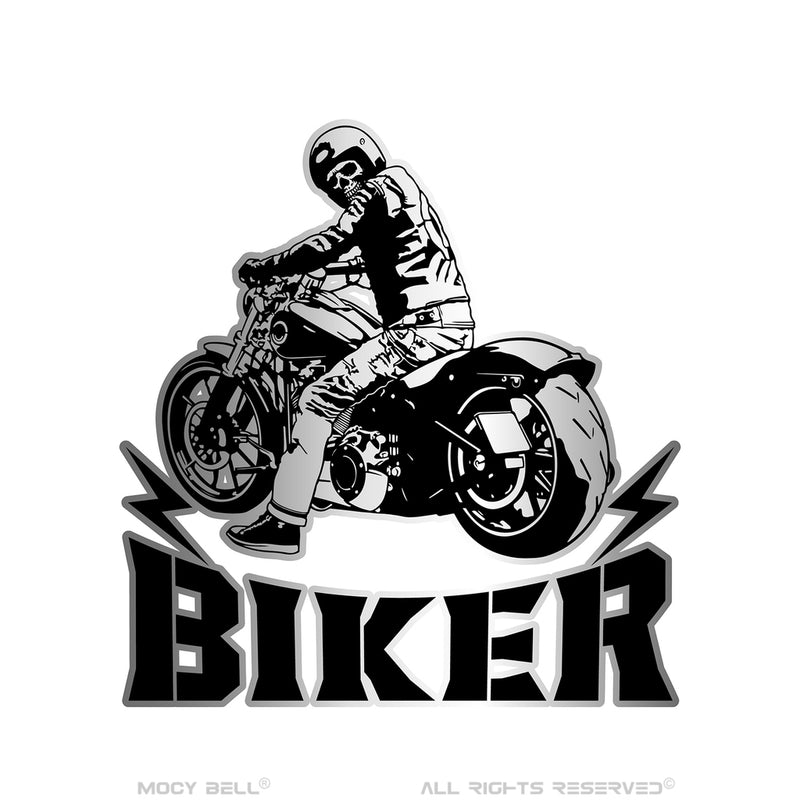 Clochette moto grenade - Moto-Custom-Biker