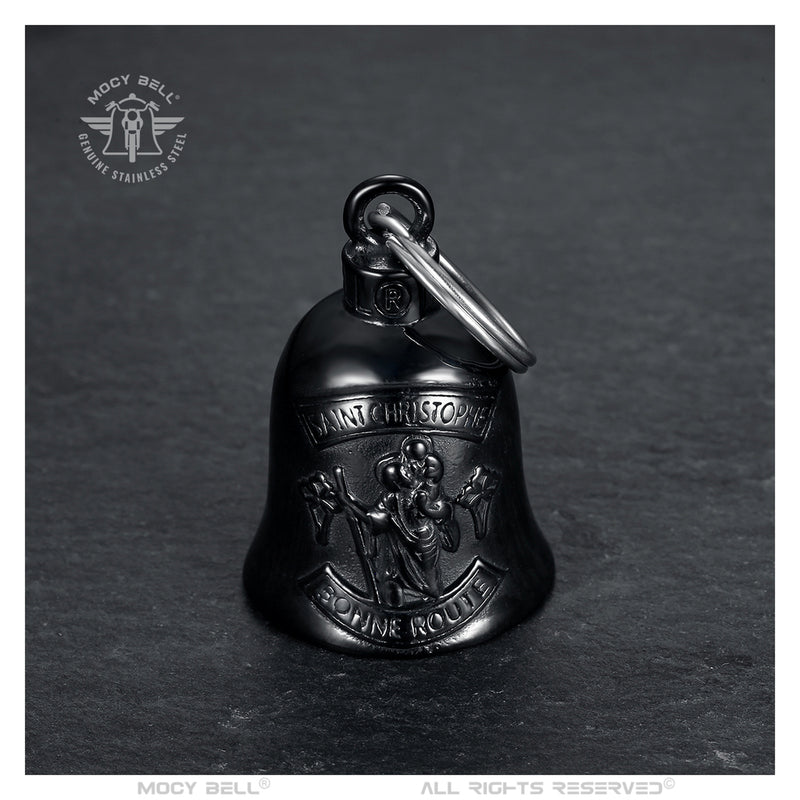 Saint Christopher black guardian bell – Mocy Bell